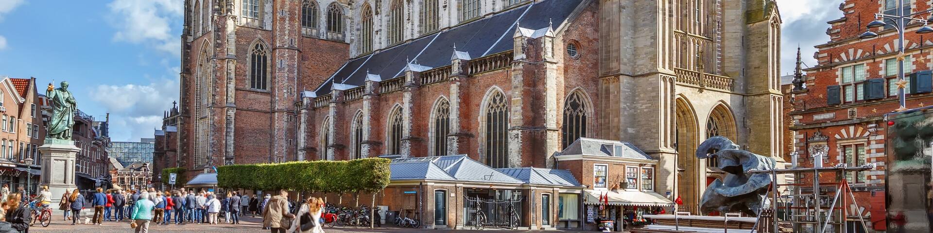 Grote Markt in Haarlem, Netherlands