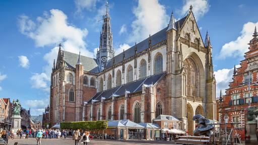 Grote Markt in Haarlem, Netherlands