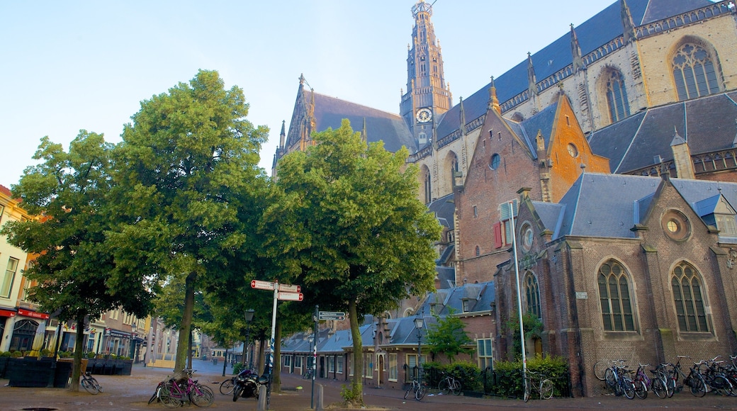 Grote Kerk featuring street scenes