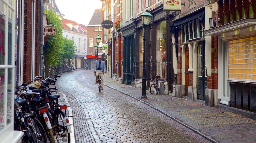 Grote Markt som viser sykling og gatescener i tillegg til en mann