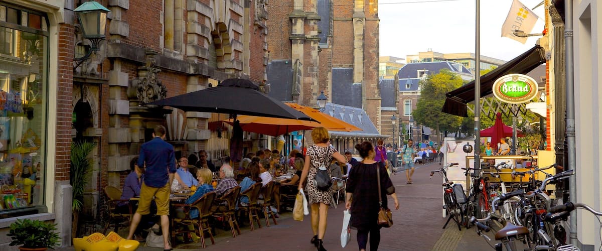 Grote Markt showing café lifestyle, outdoor eating and street scenes
