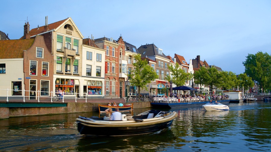 Beestenmarkt showing a river or creek, a coastal town and boating