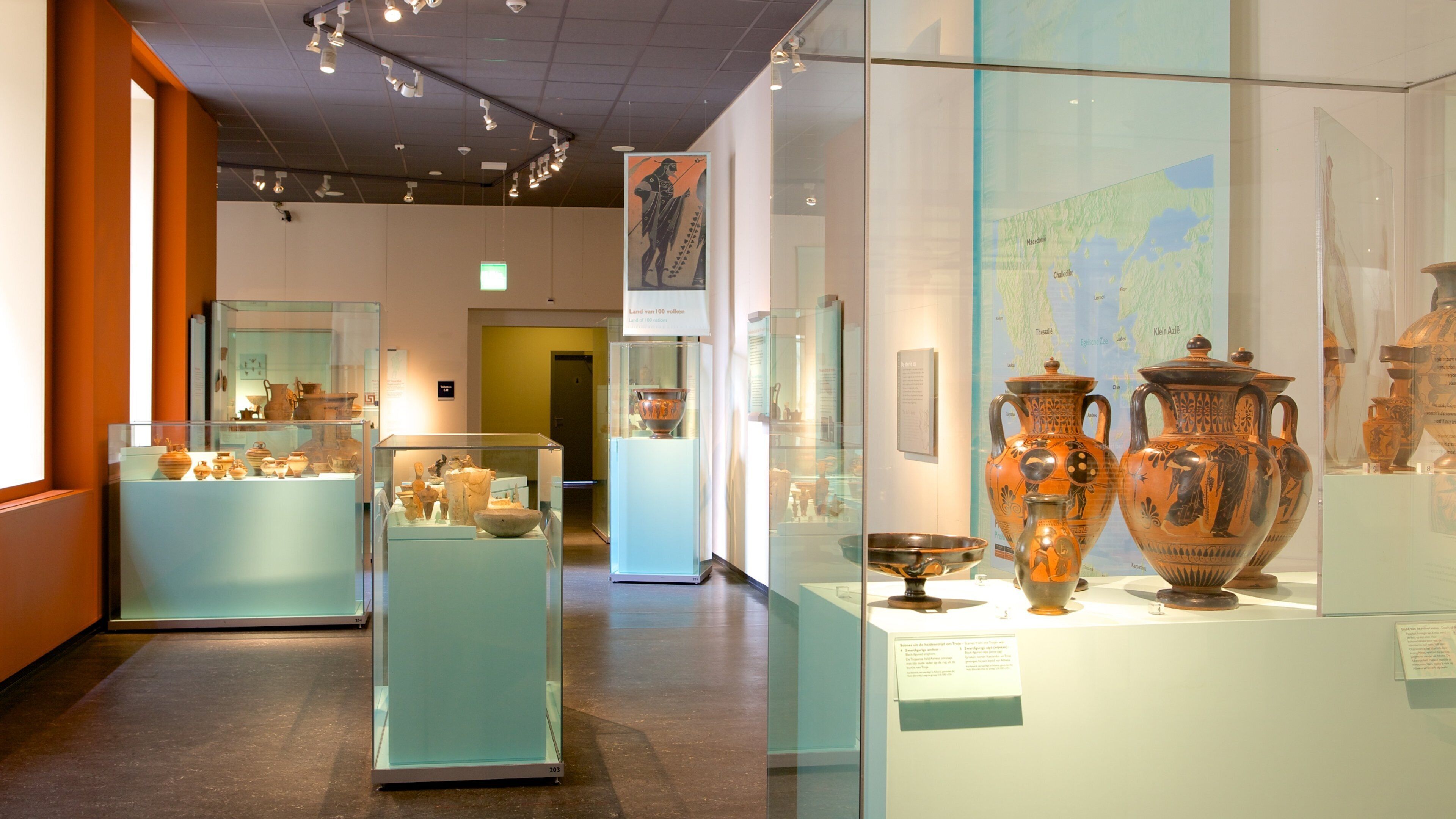 Rijksmuseum van Oudheden caratteristiche di vista interna