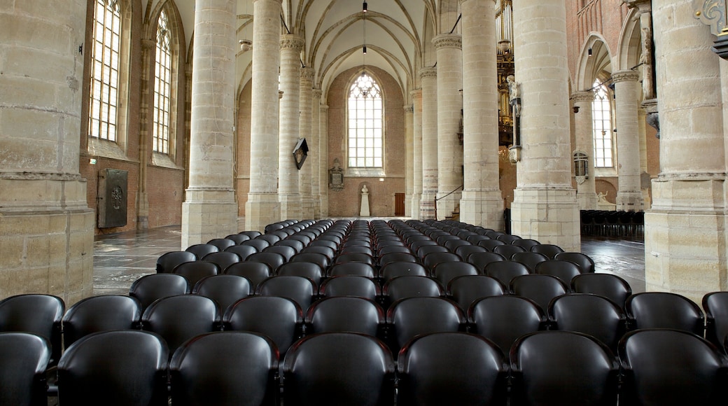 Pieterskerk featuring a church or cathedral, heritage architecture and interior views