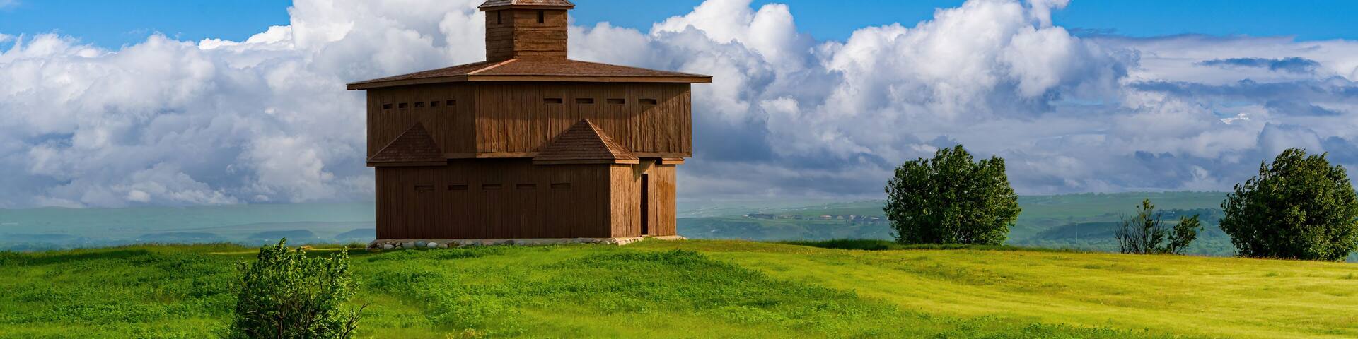Fort Abraham Lincoln State Park is a North Dakota state park located 7 miles south of Mandan, North Dakota