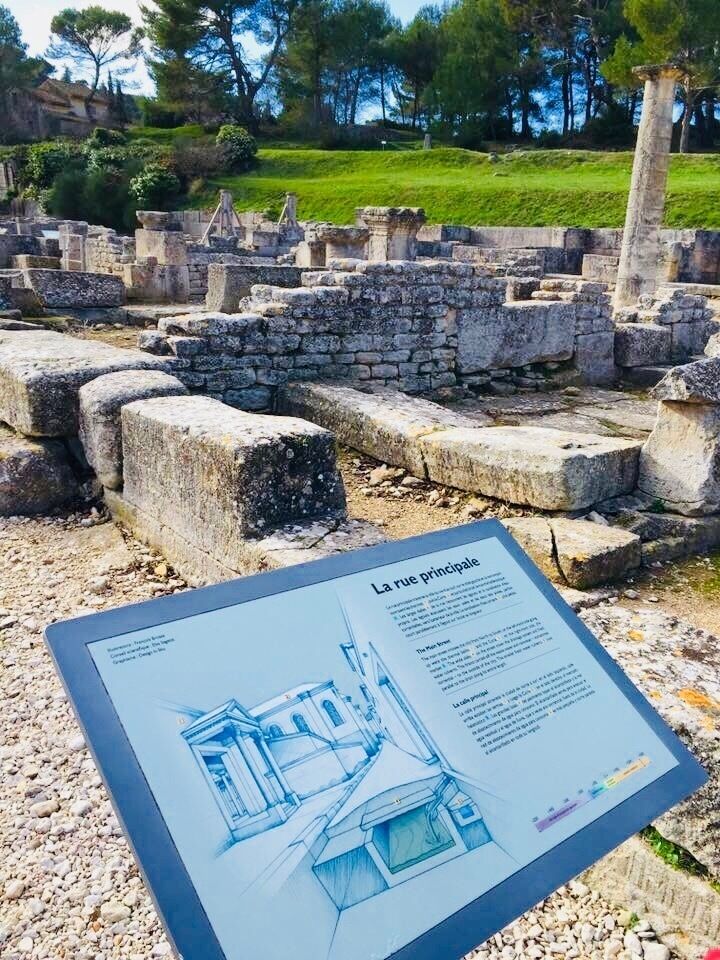 UNESCO listed Glanum archeological site 