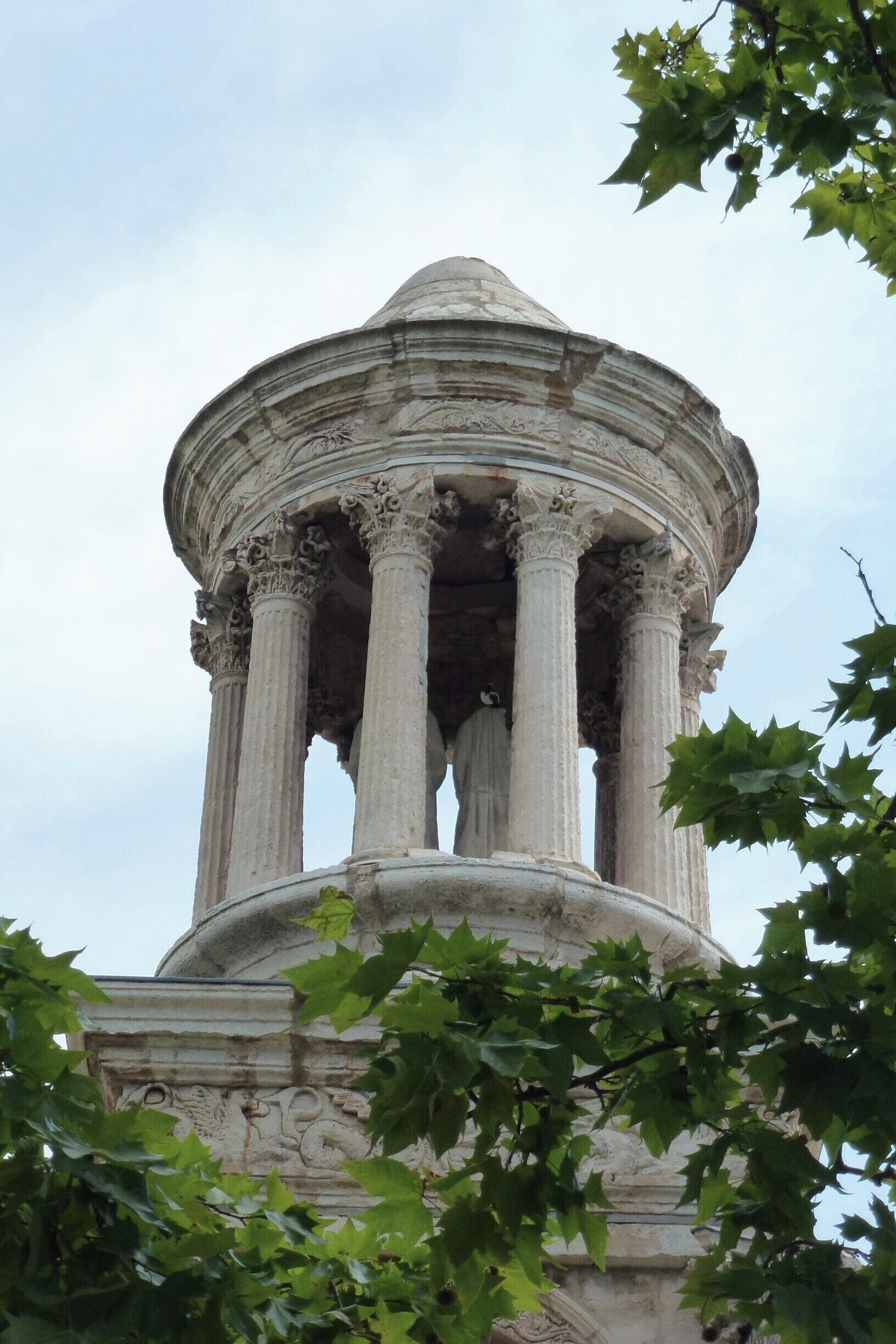 The Mausoleum of the Julii is the first of the Roman monuments you'll see when you arrive at Glanum. It dates to about 40 BC.