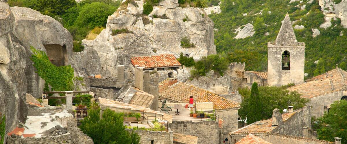 Chateau des Baux which includes a castle