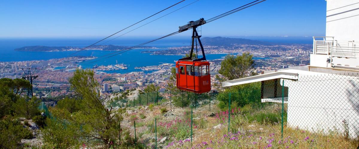 Mont Faron which includes a gondola