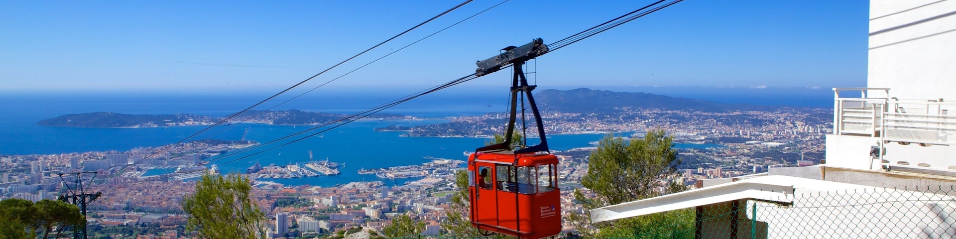 Mont Faron which includes a gondola