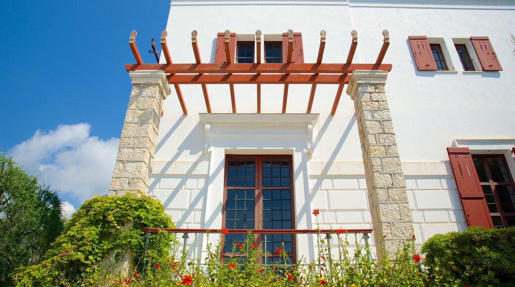 Villa Kerylos which includes heritage elements and a park