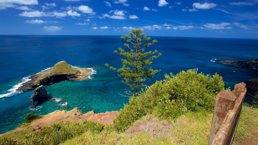 Norfolk Island National Park featuring general coastal views, rugged coastline and island views