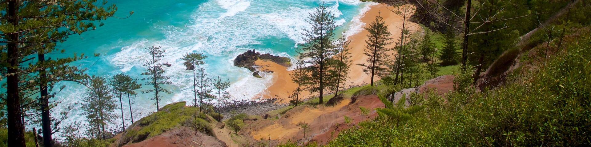 Anson Bay Beach featuring general coastal views, rugged coastline and a beach