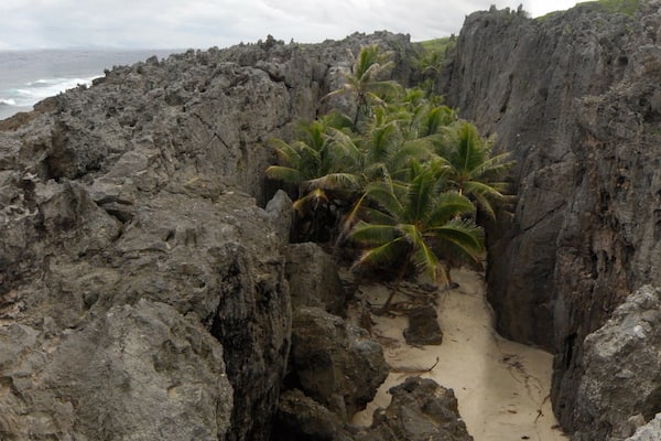 Togo Chasm das einen Schlucht oder Canyon