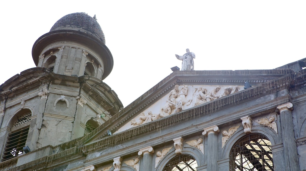 Managua Cathedral featuring heritage architecture, a church or cathedral and religious elements