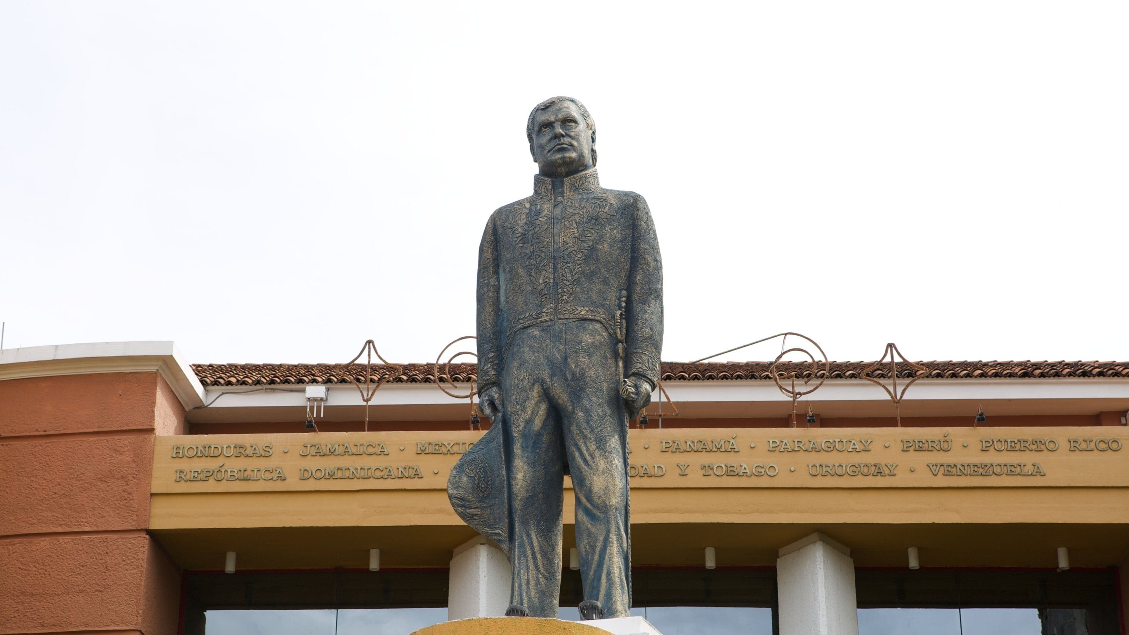 總統府 呈现出 雕像或雕塑 和 古蹟