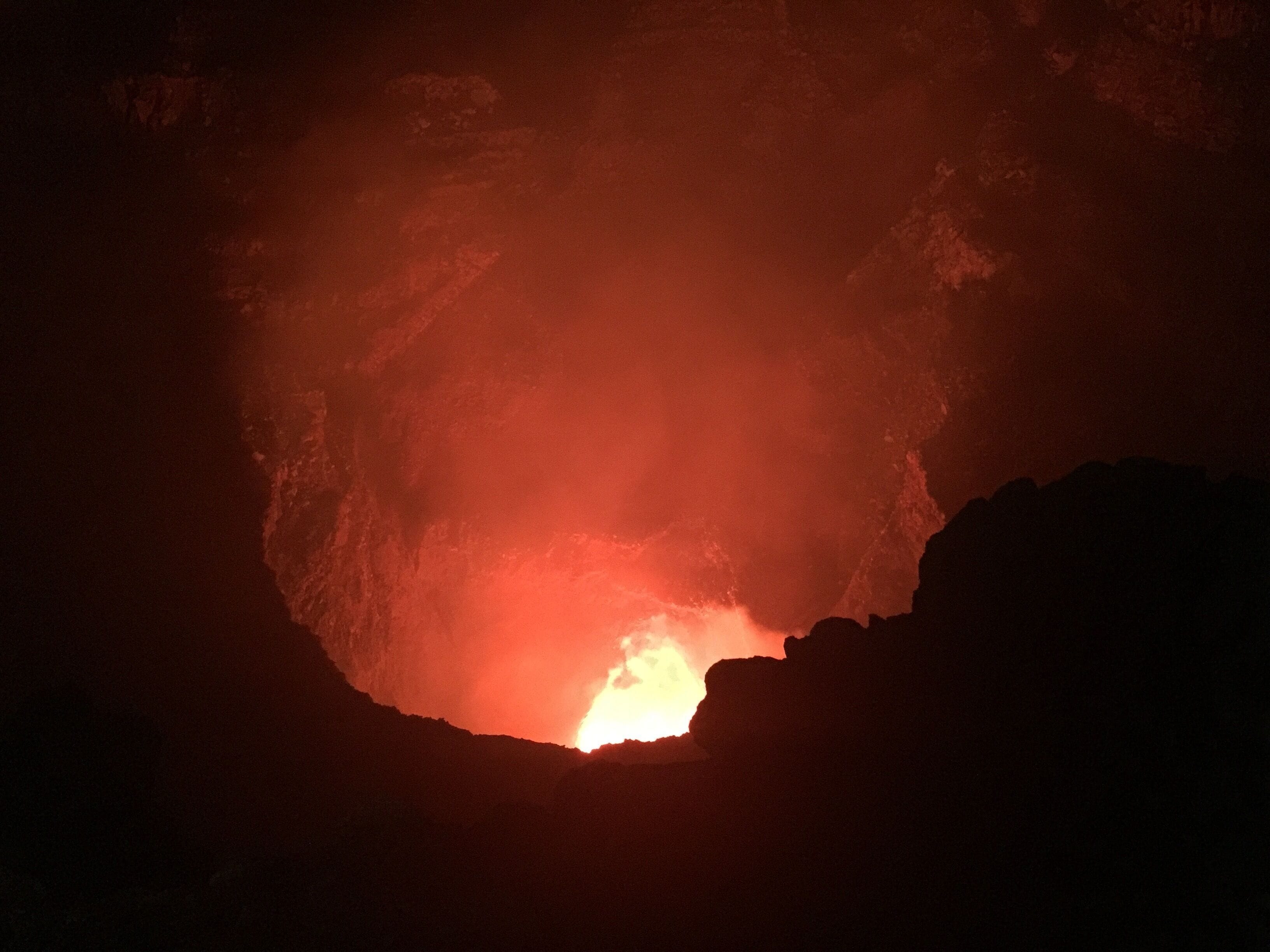 The best time to see Masaya is at night so you can see the glow of the lava.  Peering into the volcano you can see the lava flowing.  There is usually a line of cars waiting to get to the top, as they only let a certain amount in at a time for about 20 minutes.  There are vendors on the side of the road where we got some food and goodies.  A must see in Nicaragua!