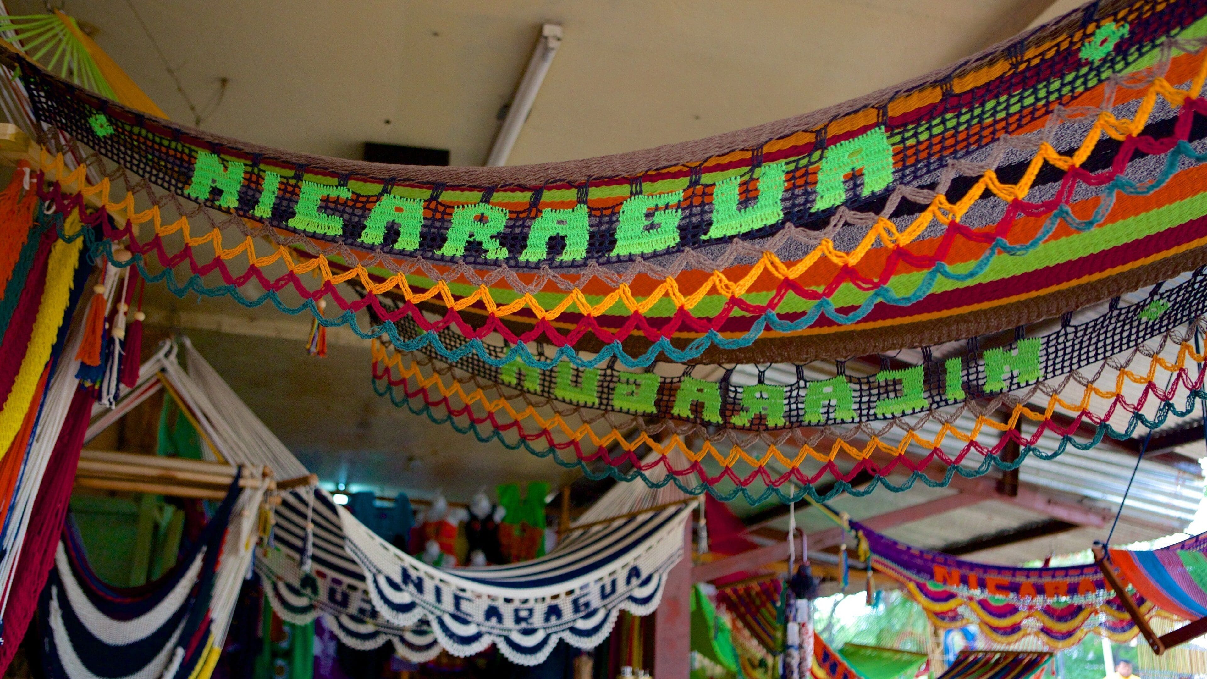 Carlos Roberto Huembes Market showing signage
