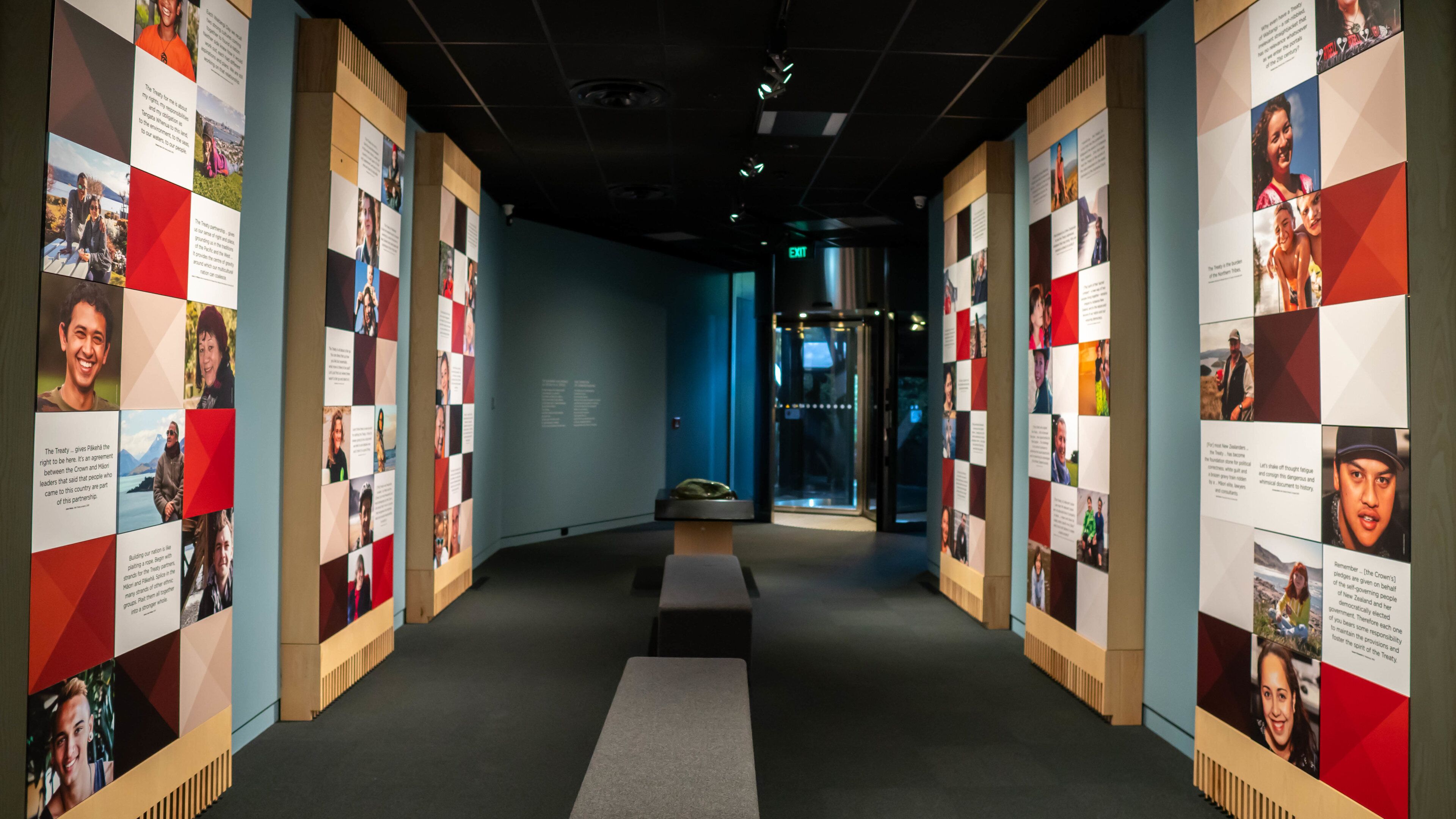 Waitangi Treaty Grounds featuring interior views