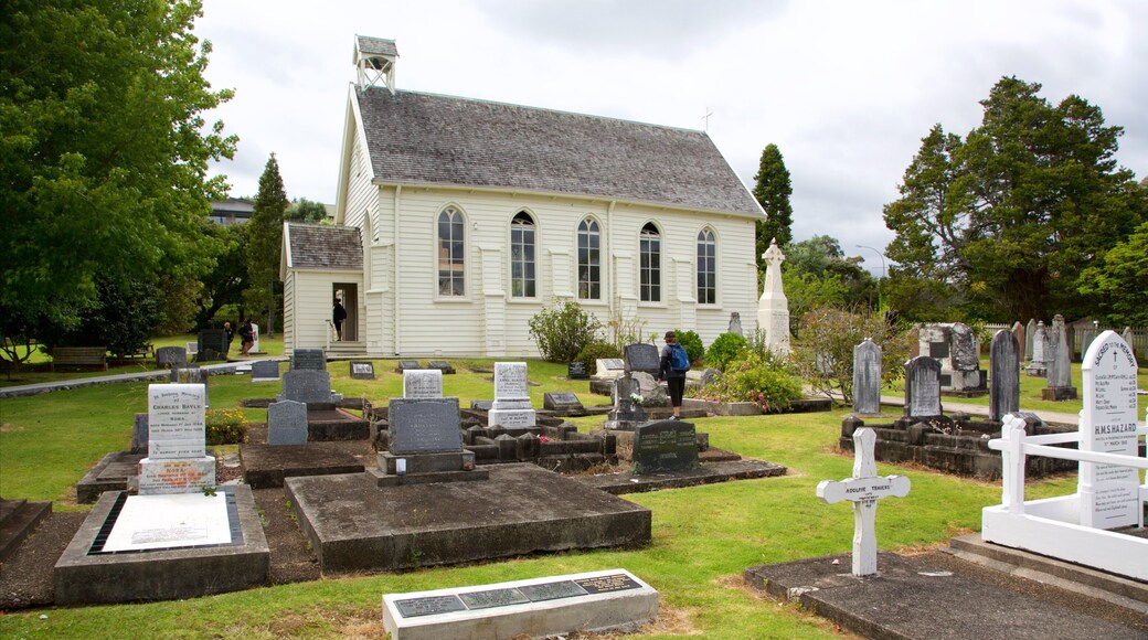 Russell Christ Church which includes a cemetery and a church or cathedral