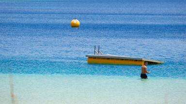 Kai Iwi Lakes which includes a lake or waterhole and swimming as well as an individual male