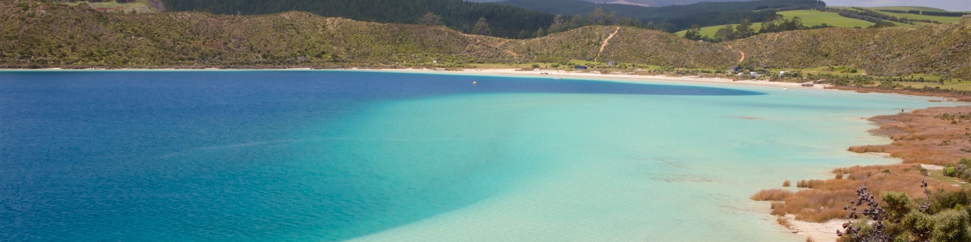 Kai Iwi Lakes ofreciendo un lago o espejo de agua y escenas tranquilas