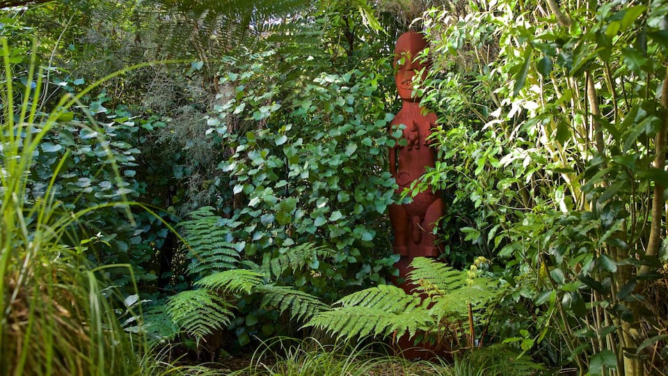 Hamilton Gardens featuring a garden and outdoor art