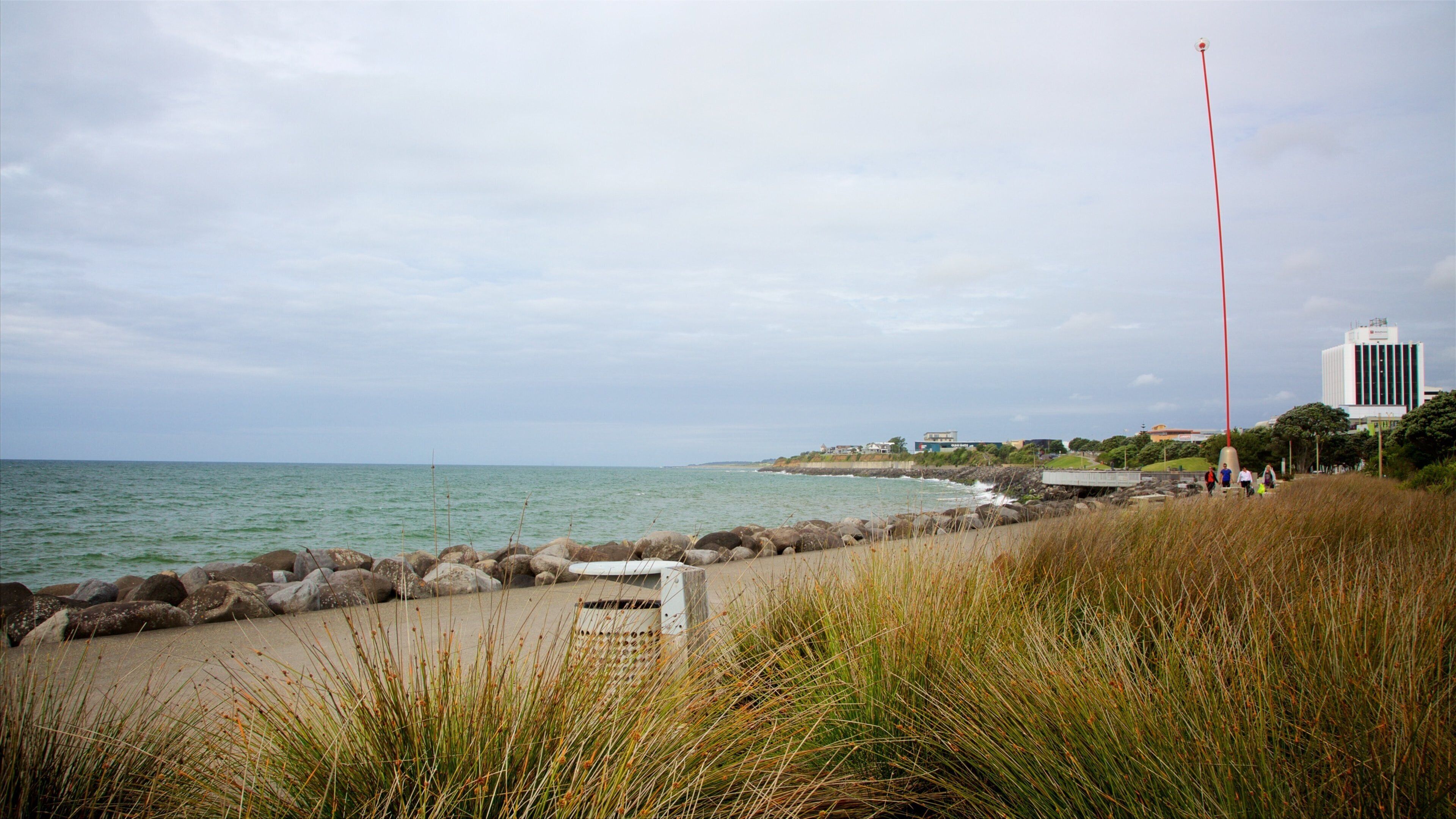 Wind Wand featuring a bay or harbor, rocky coastline and general coastal views
