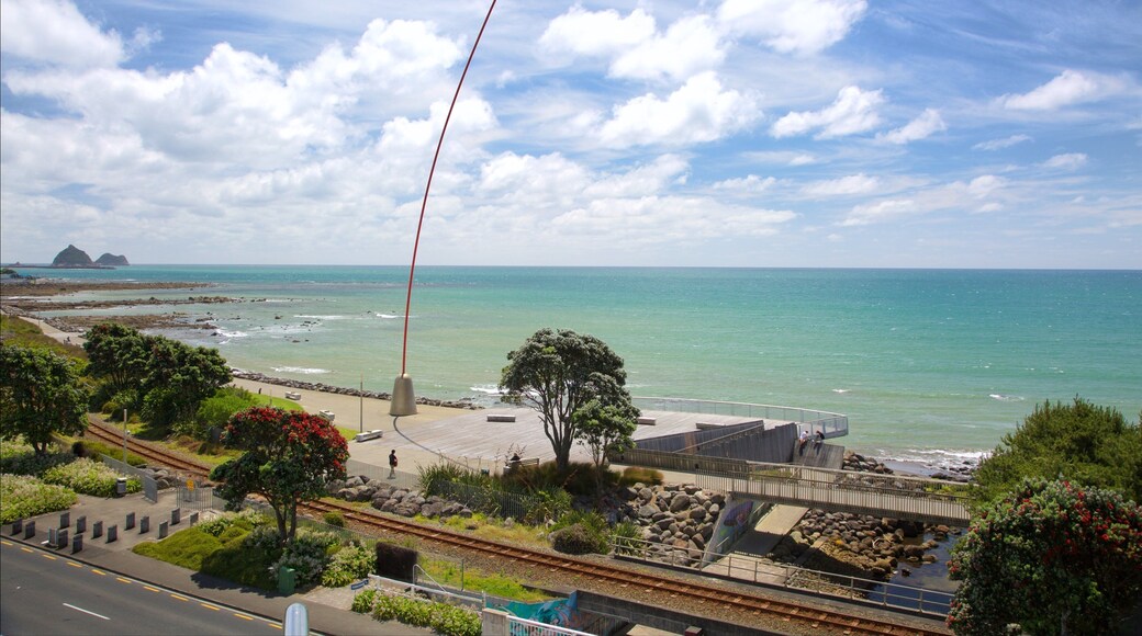 Wind Wand showing general coastal views, a bay or harbor and railway items