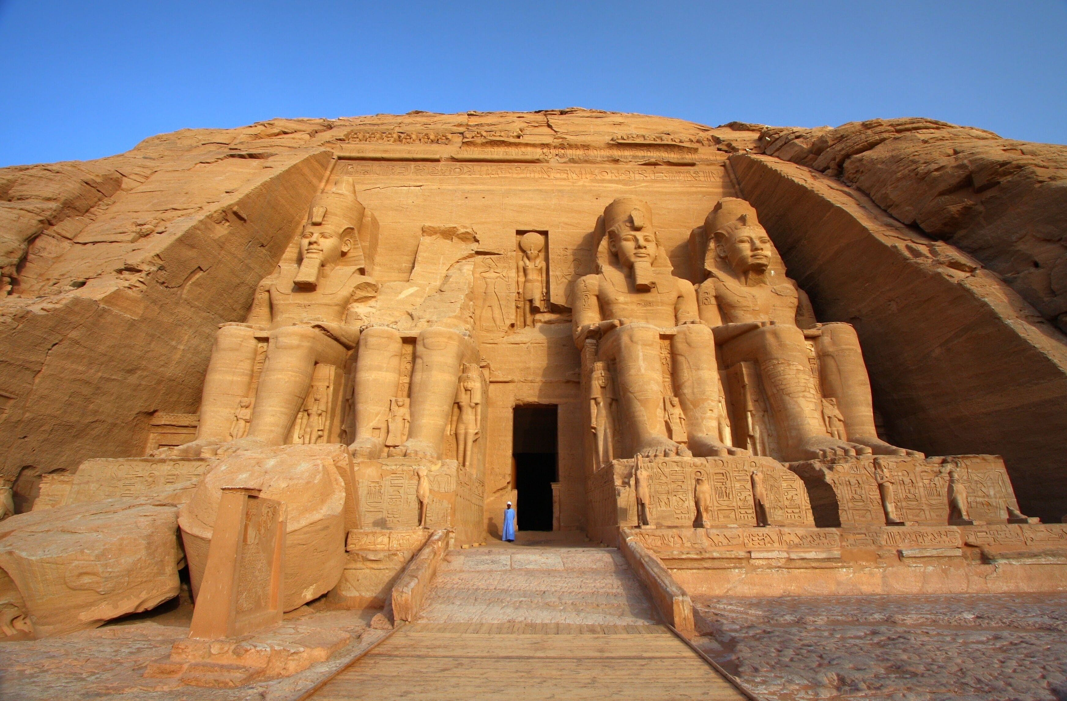 The temple of Abu Simbel in Egypt