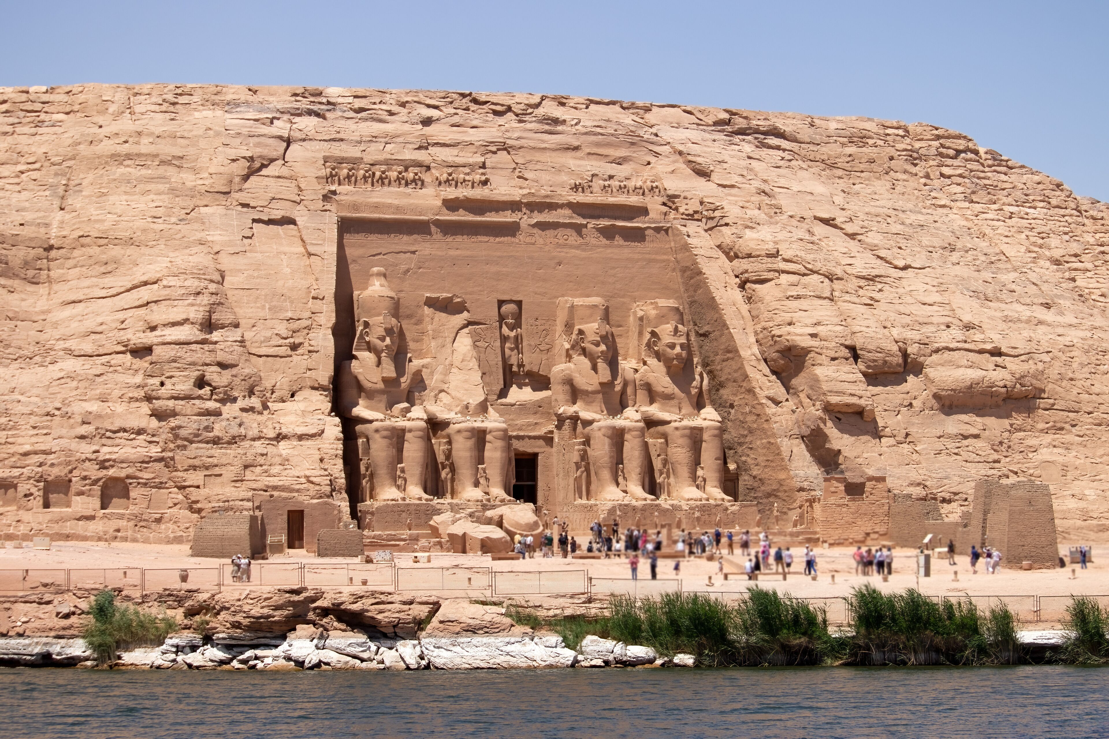 Ancient egyptian temple of Abu Simbel in Aswan, Egypt
