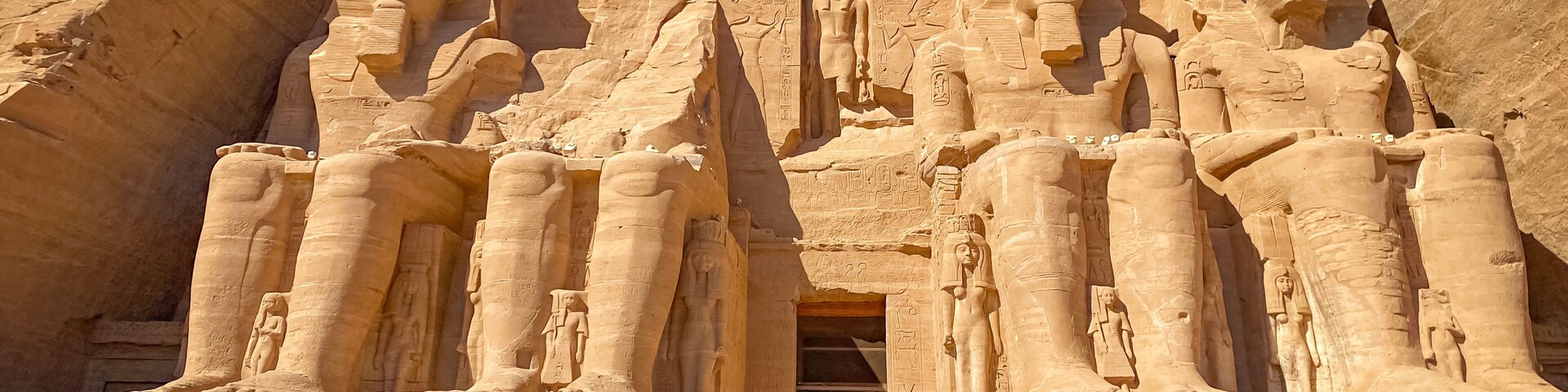 Abu Simbel, a rock in Nubia, two ancient Egyptian temples, the time of Ramses II
