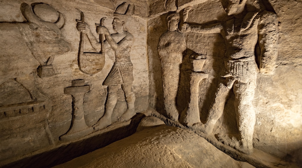 Inside view in the ancient Catacombs of Kom el Shoqafa Alexandria Egypt