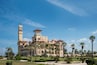 Panoramic view of the Montazah palace in Alexandria Egypt