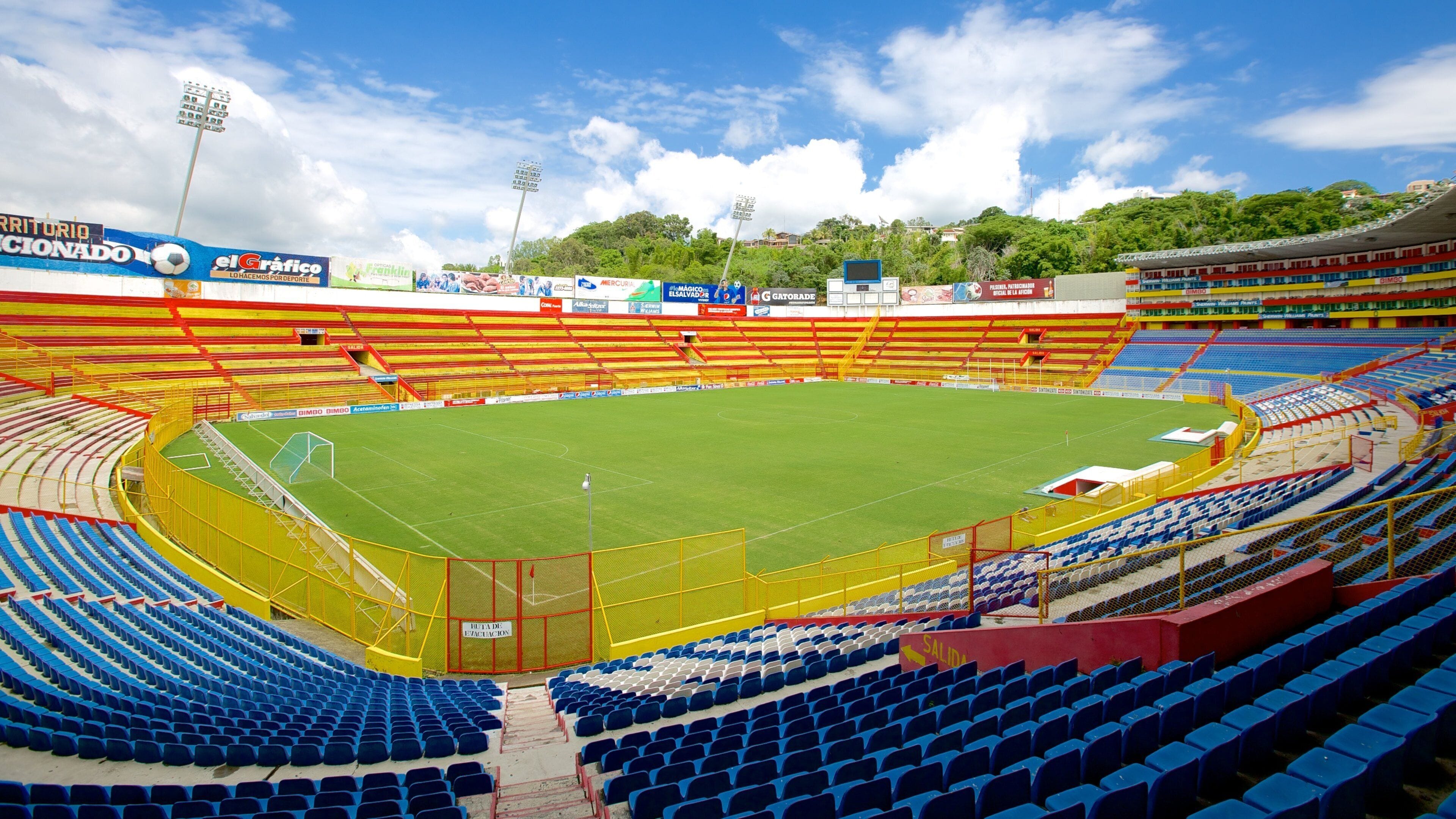 Estadio Cuscatlan featuring a sporting event