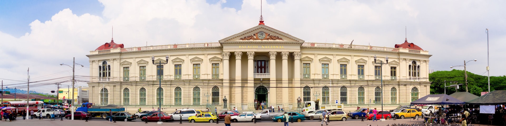 San Salvador, El Salvador - 03-04-2014 Front view of the