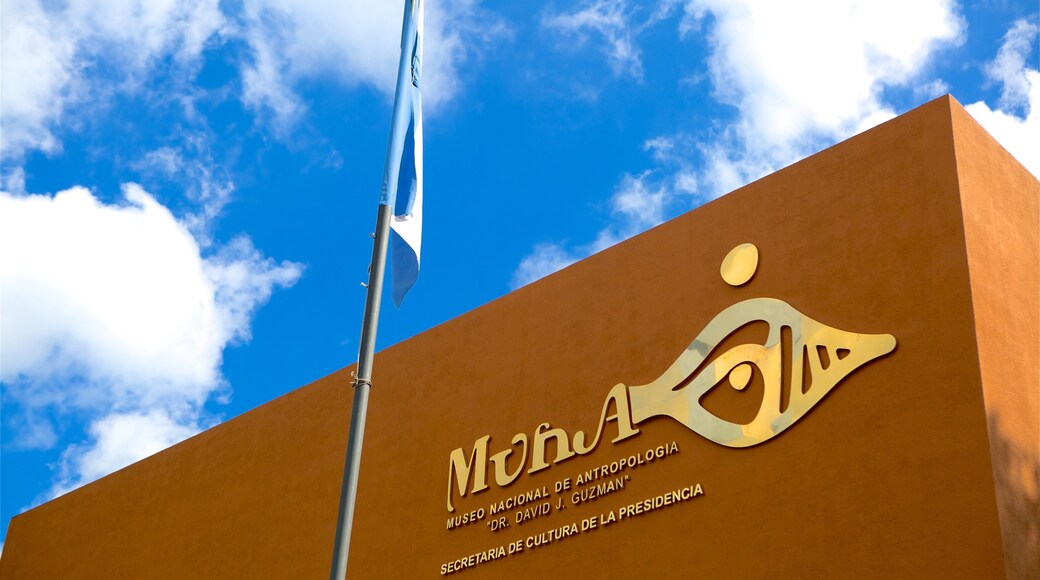 Natural History Museum which includes signage