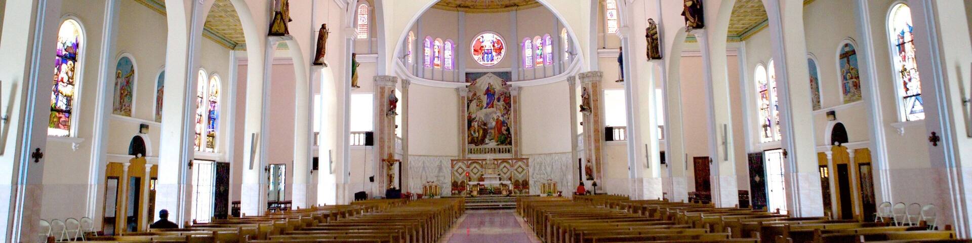 Iglesia Don Rua showing interior views, a church or cathedral and religious aspects