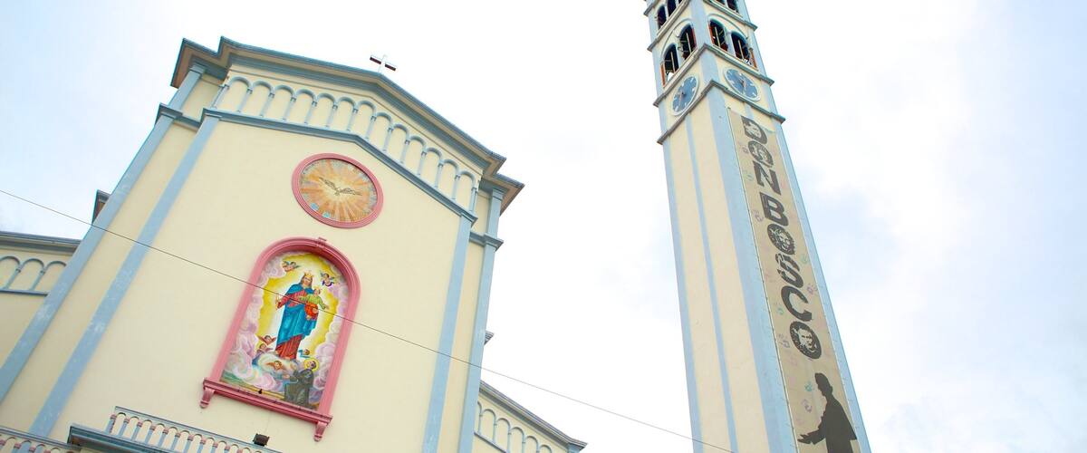 Iglesia Don Rua featuring religious aspects and a church or cathedral
