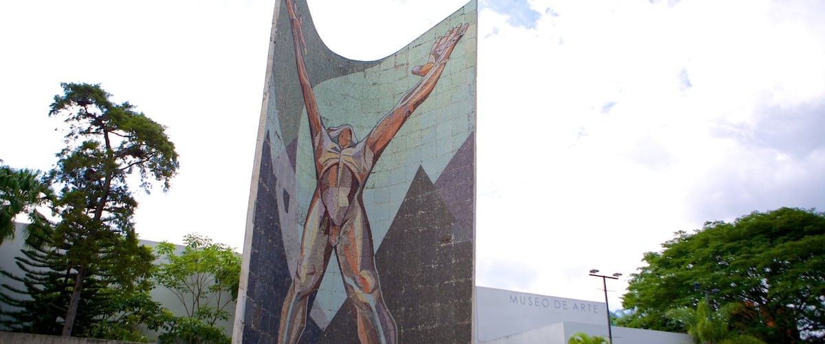 Museo de Arte de El Salvador que incluye arte al aire libre