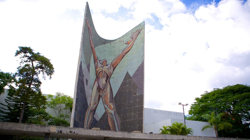 Museo de Arte de El Salvador which includes outdoor art