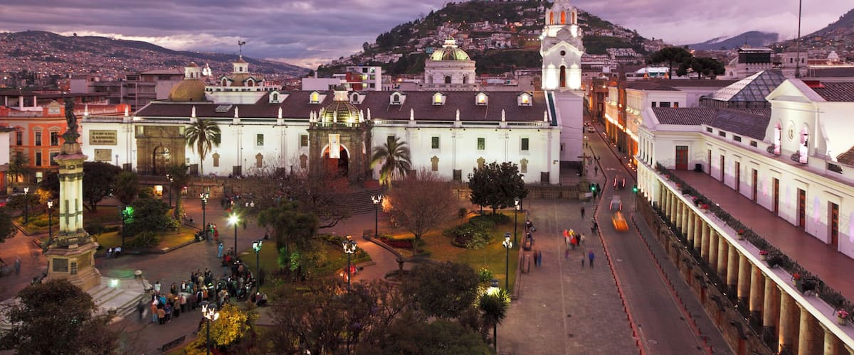 Quito, Ecuador, plaza de la independencia