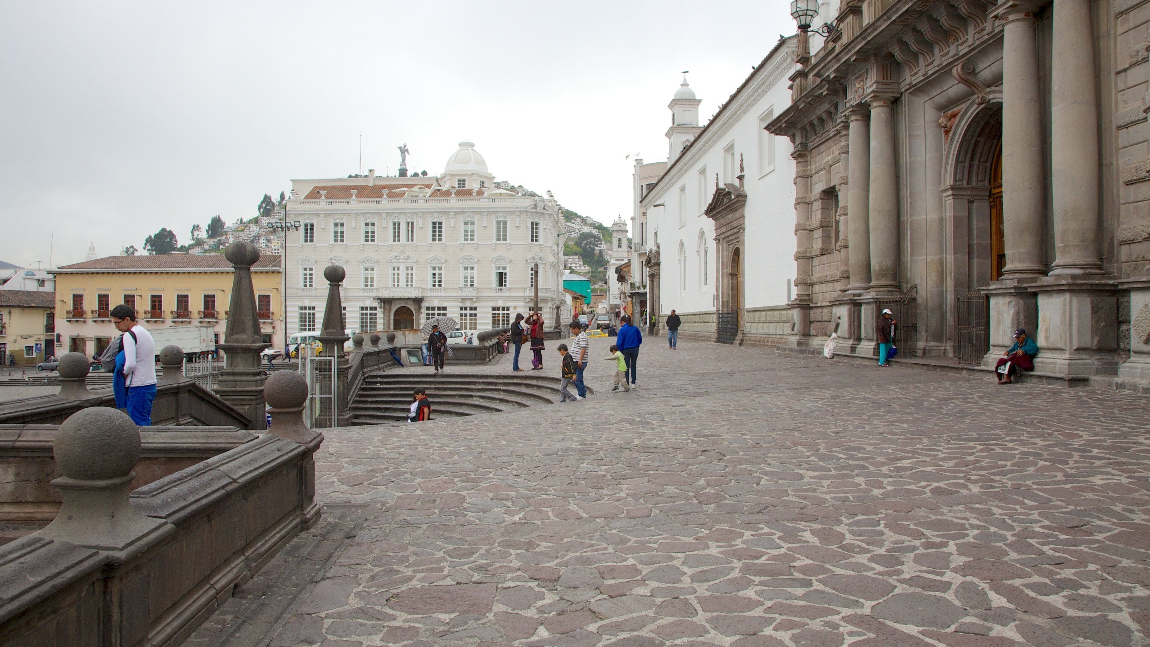 聖法蘭西斯科教堂 其中包括 街道景色
