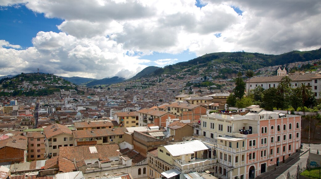 Basilica of the National Vow showing a city