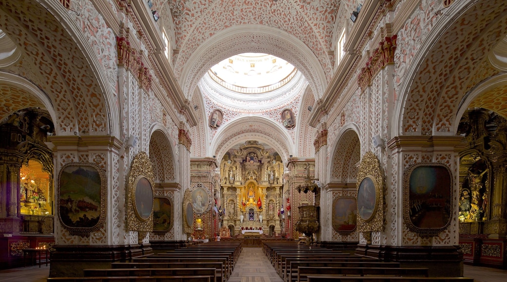 La Merced Church showing heritage architecture, interior views and a church or cathedral