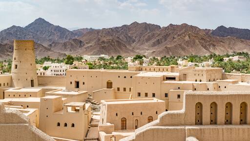 Bahla Fort is one of four historic fortresses situated at the foot of the Djebel Akhdar highlands in Oman. It has led to its designation as a UNESCO World Heritage Site and is known as Qal'at Bahla'.