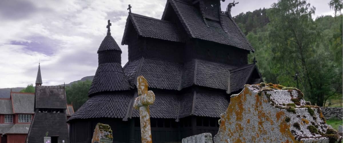 Medieval stave church near Flåm, definitely worth a visit.
