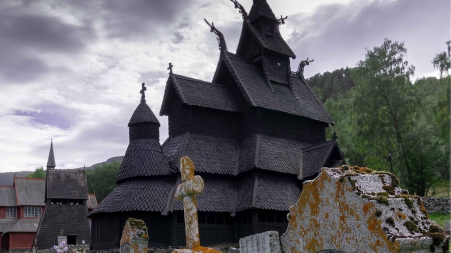 Medieval stave church near Flåm, definitely worth a visit.