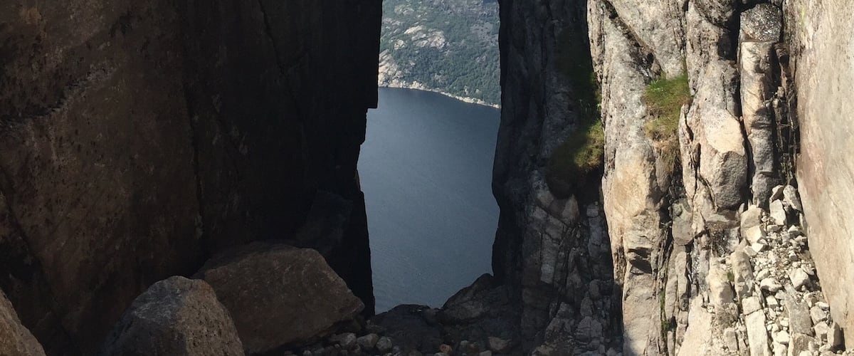 #LifeAtExpediaGroup
The long hike to this round boulder gives you the chance to look down at a sharp drop under your feet. It felt like floating in the Fjord! It can get very busy, so I would suggest a very early start to beat the crowds!