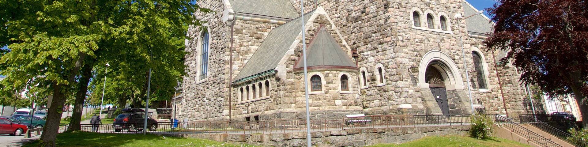 Alesund Church showing heritage architecture